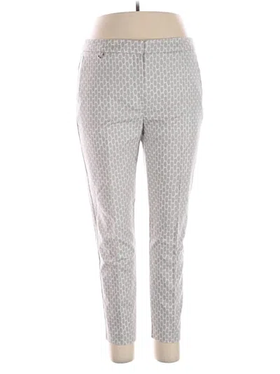 Pre-owned Adrianna Papell Casual Pants In Gray