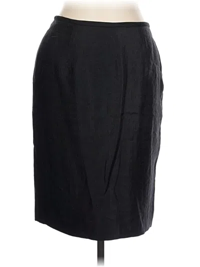 Pre-owned Adrianna Papell Casual Skirt In Black