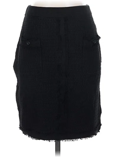 Pre-owned Adrianna Papell Casual Skirt In Black