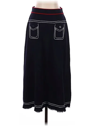 Adrianna Papell Casual Skirt In Blue