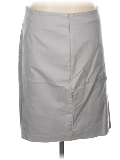 Pre-owned Adrianna Papell Casual Skirt In Gray