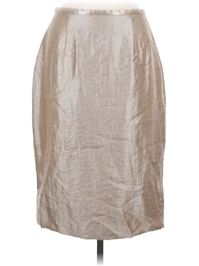 Pre-owned Adrianna Papell Casual Skirt In Silver