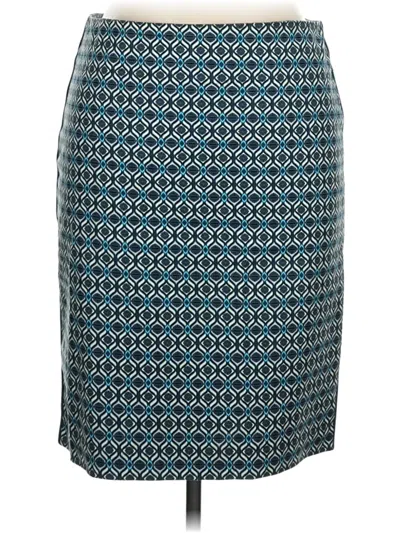 Pre-owned Adrianna Papell Casual Skirt In Teal