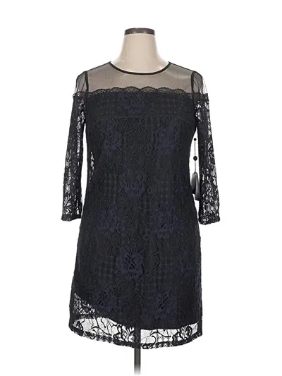 Pre-owned Adrianna Papell Cocktail Dress In Black