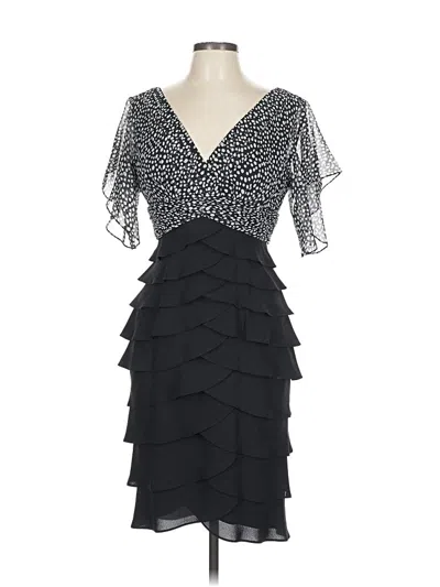 Pre-owned Adrianna Papell Cocktail Dress In Black