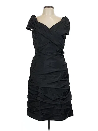 Pre-owned Adrianna Papell Cocktail Dress In Black