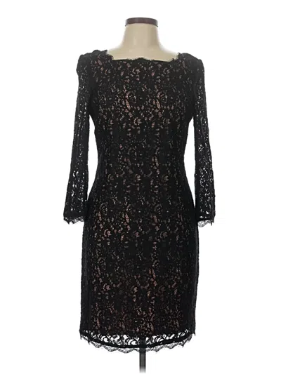 Pre-owned Adrianna Papell Cocktail Dress In Black
