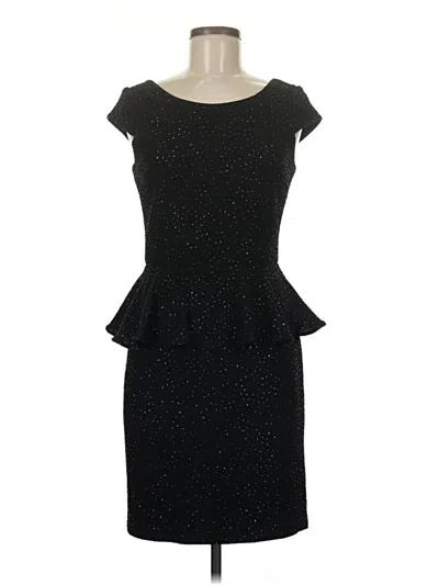Pre-owned Adrianna Papell Cocktail Dress In Black