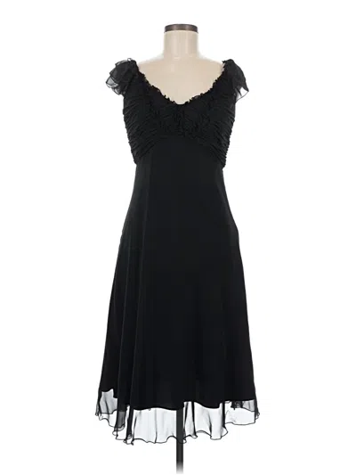 Pre-owned Adrianna Papell Cocktail Dress In Black