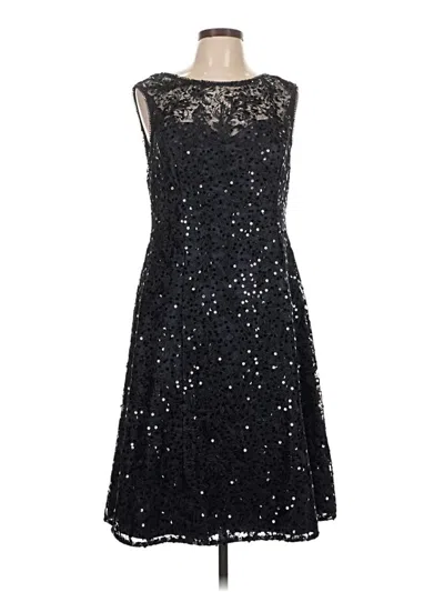 Pre-owned Adrianna Papell Cocktail Dress In Black