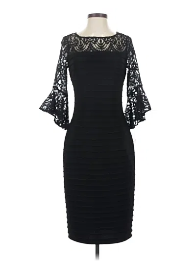 Adrianna Papell Cocktail Dress In Black