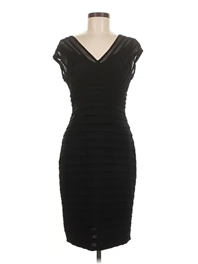 Pre-owned Adrianna Papell Cocktail Dress In Black