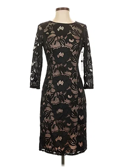 Pre-owned Adrianna Papell Cocktail Dress In Black
