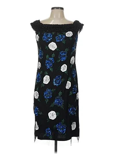 Pre-owned Adrianna Papell Cocktail Dress In Black