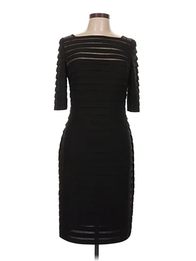 Pre-owned Adrianna Papell Cocktail Dress In Black