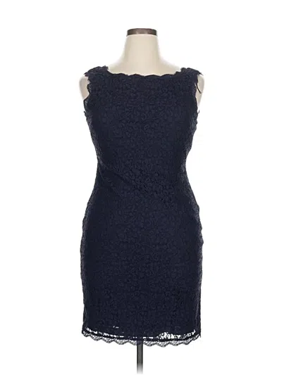 Pre-owned Adrianna Papell Cocktail Dress In Blue