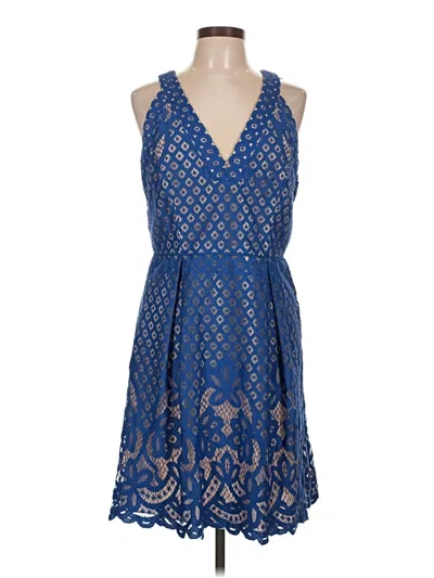 Pre-owned Adrianna Papell Cocktail Dress In Blue