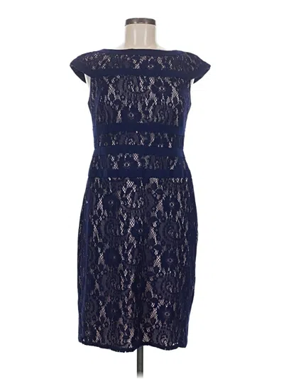 Pre-owned Adrianna Papell Cocktail Dress In Blue