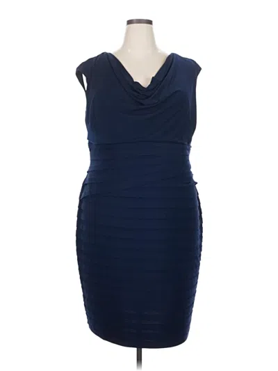 Pre-owned Adrianna Papell Cocktail Dress In Blue
