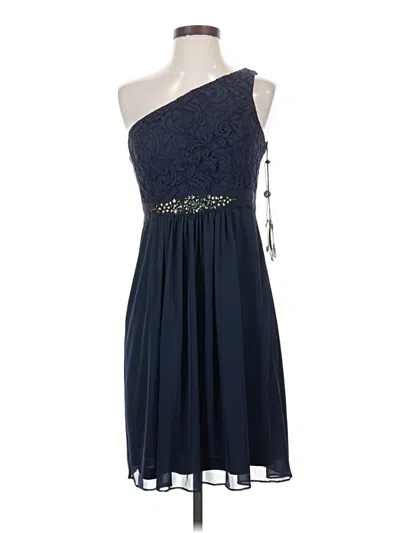 Adrianna Papell Cocktail Dress In Blue