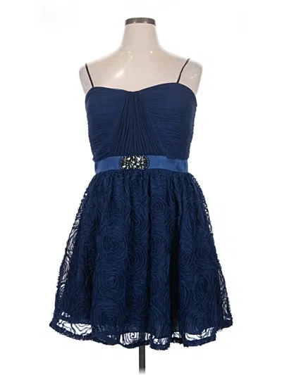 Adrianna Papell Cocktail Dress In Blue