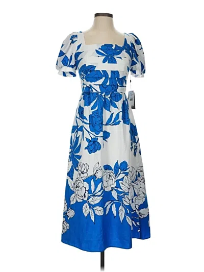 Adrianna Papell Cocktail Dress In Blue