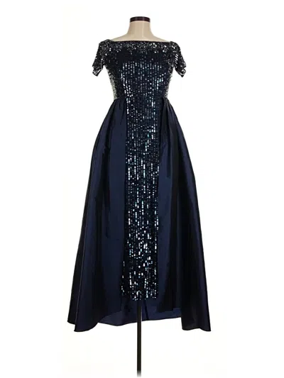 Pre-owned Adrianna Papell Cocktail Dress In Blue