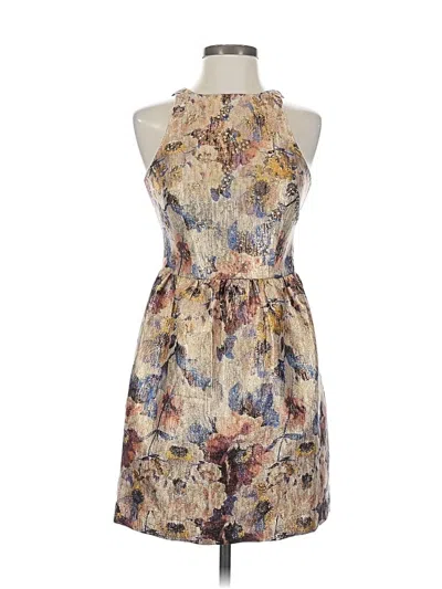 Pre-owned Adrianna Papell Cocktail Dress In Brown