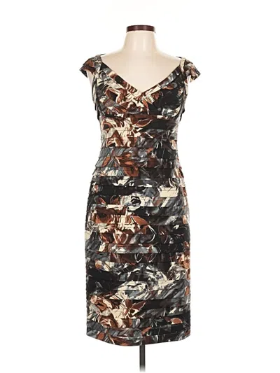 Pre-owned Adrianna Papell Cocktail Dress In Brown