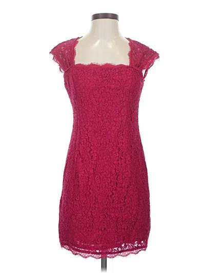 Pre-owned Adrianna Papell Cocktail Dress In Burgundy