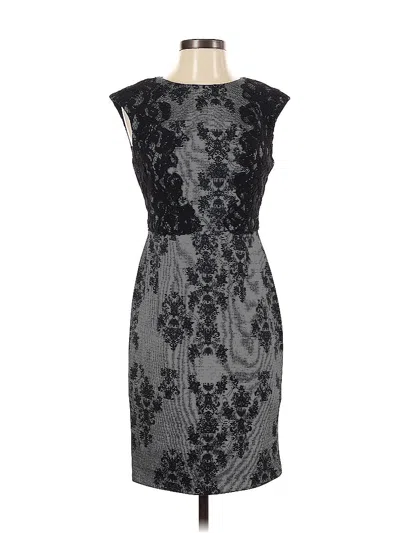 Pre-owned Adrianna Papell Cocktail Dress In Gray