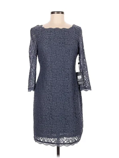 Adrianna Papell Cocktail Dress In Gray