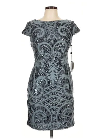 Pre-owned Adrianna Papell Cocktail Dress In Gray
