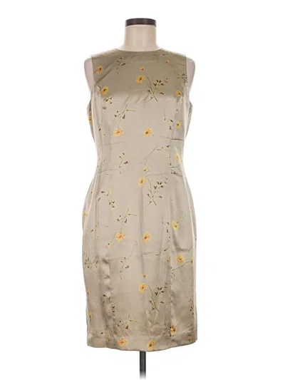 Pre-owned Adrianna Papell Cocktail Dress In Gray