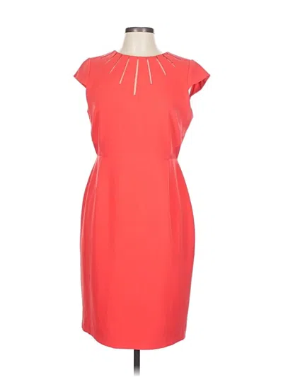 Pre-owned Adrianna Papell Cocktail Dress In Orange