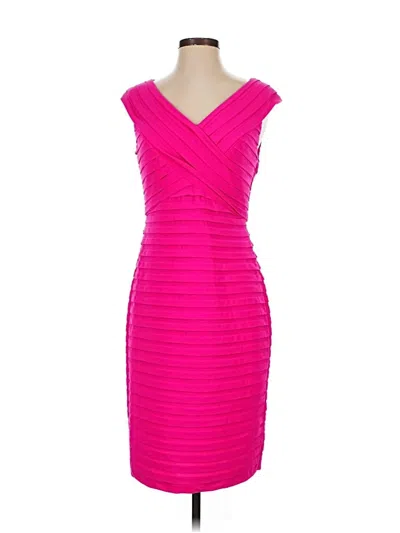 Pre-owned Adrianna Papell Cocktail Dress In Pink