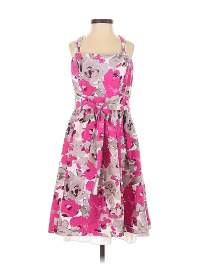 Pre-owned Adrianna Papell Cocktail Dress In Pink