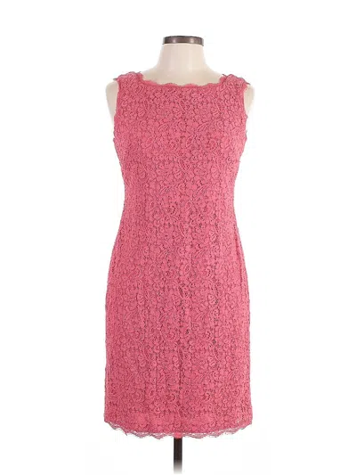 Pre-owned Adrianna Papell Cocktail Dress In Pink