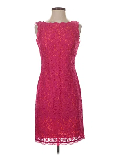 Pre-owned Adrianna Papell Cocktail Dress In Pink