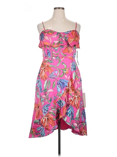 Adrianna Papell Cocktail Dress In Pink