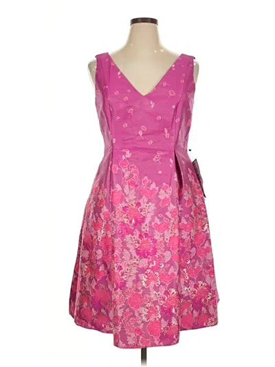 Adrianna Papell Cocktail Dress In Pink