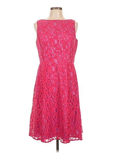 Pre-owned Adrianna Papell Cocktail Dress In Pink