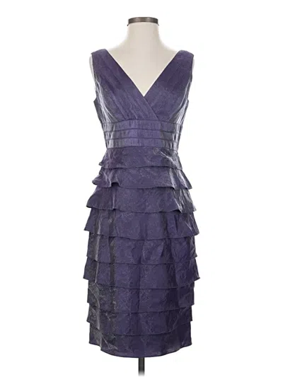 Pre-owned Adrianna Papell Cocktail Dress In Purple