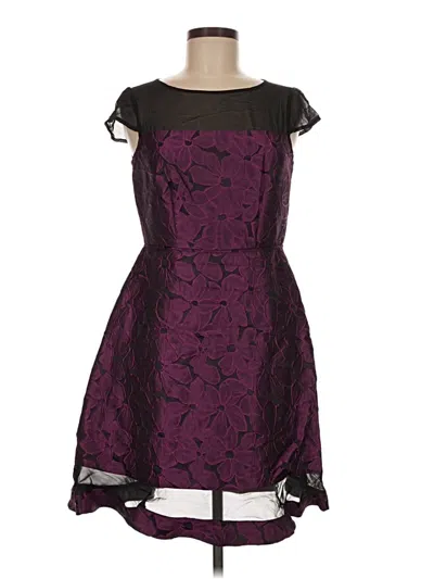 Pre-owned Adrianna Papell Cocktail Dress In Purple