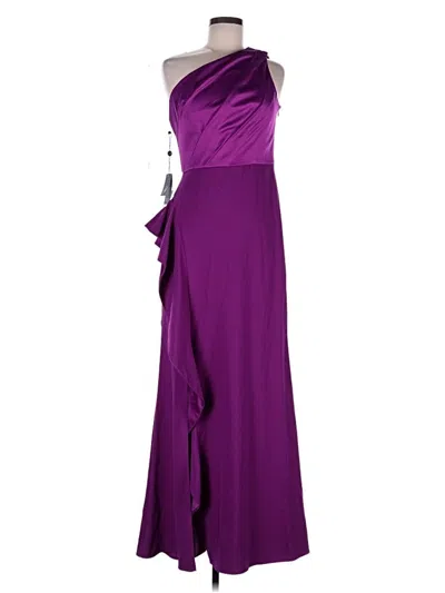 Adrianna Papell Cocktail Dress In Purple