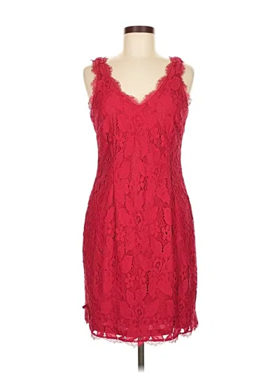 Pre-owned Adrianna Papell Cocktail Dress In Red