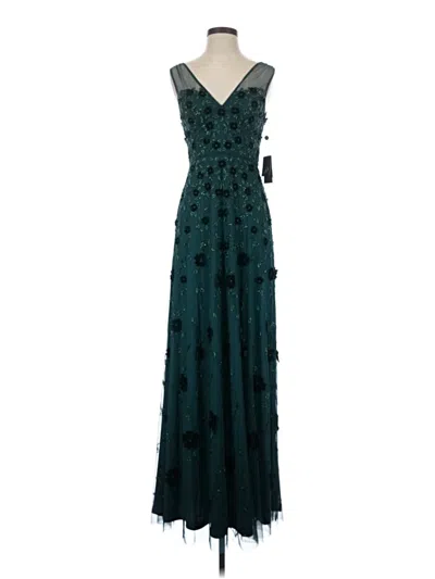 Pre-owned Adrianna Papell Cocktail Dress In Teal