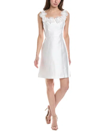 Adrianna Papell Cocktail Dress In White
