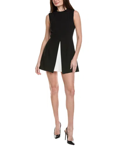 Adrianna Papell Colorblock Romper In Black