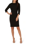 ADRIANNA PAPELL ADRIANNA PAPELL CREPE SHEATH DRESS
